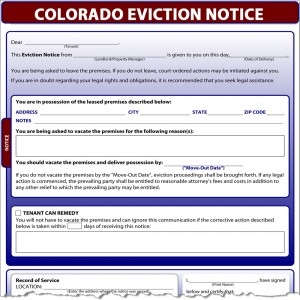 Colorado Evictions - Landlord Tenant Law.
