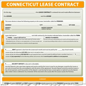 Connecticut Lease Contract