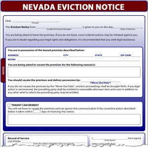 Nevada Eviction Notice Form
